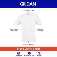 Gildan Men's Crew T-Shirts, Multipack, Style G1100